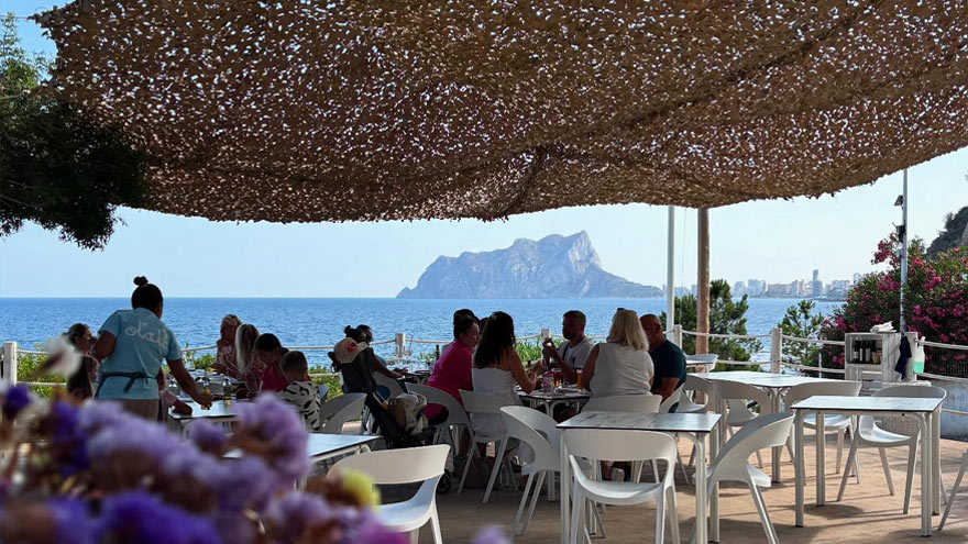 Terras met fantastisch uitzicht