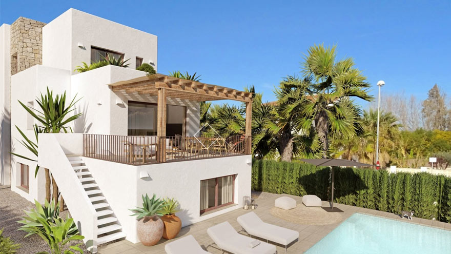 Luxe villa in Ibiza style