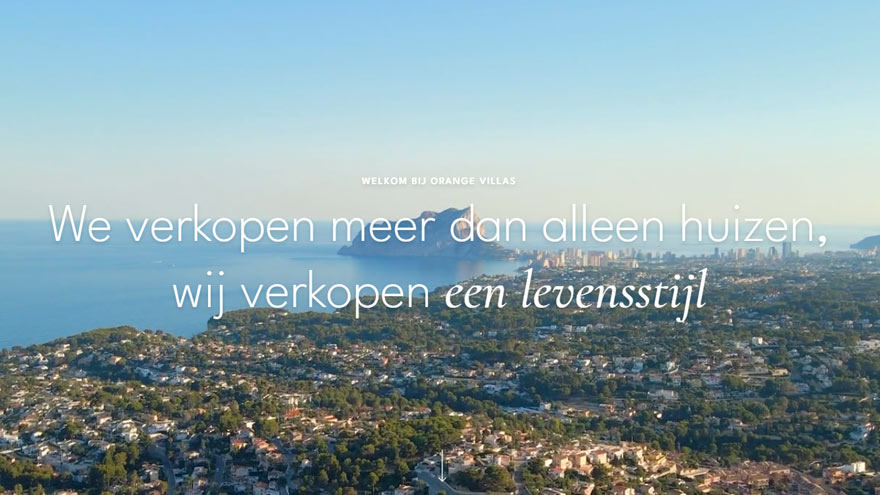 Welkom Orange Villas banner